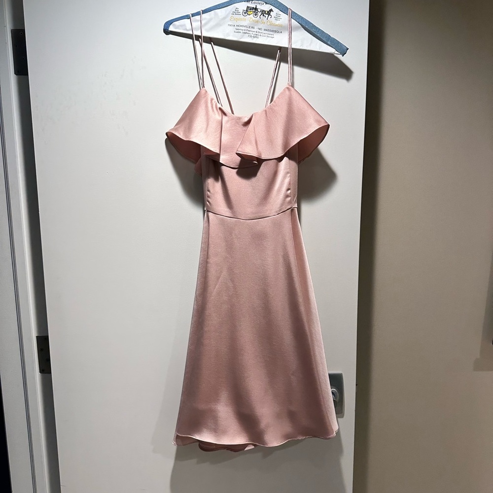 Ruffled Fit and Flare DressEndless Rose NEVWR WORN - Picture 4 of 6